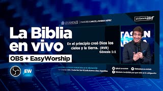 Cómo mostrar los versículos de la Biblia en OBS con EasyWorship | TUTORIAL screenshot 5