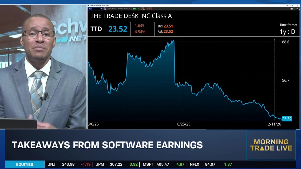NVDA Plunges After Opening Bell, Software Shows Bullish Traction
