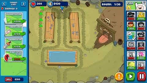 Adventure time BTD/WR 4:28 time (lemongrab: wake up call 2) D1