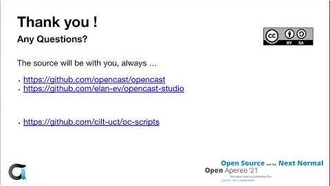 OA21: Breakout (2) Experiences with Opencast Captioning and Scalability