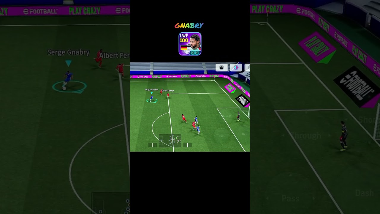 GNABRY pinned that goalie 🫣🎯... #efootball #konami #pes #trendingreels #goviral #fyp