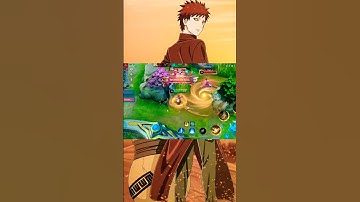 Gaara Naruto Vale skin Ulti Combo # #mobilelegends #mlbb #gaaramkskin #mlnarutoskin
