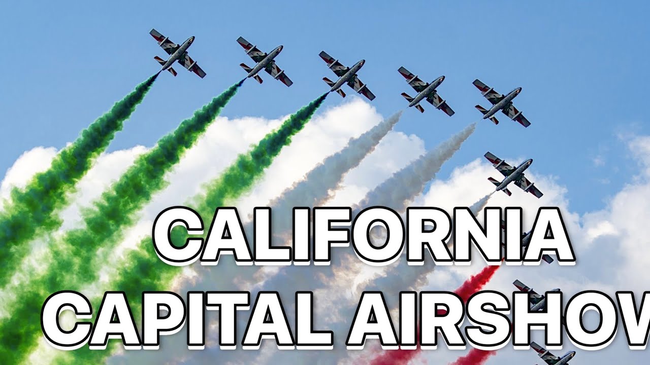 Red, White and Boom! Italian Jets Stun the Skies! 🇮🇹 Frecce Tricolori at California Capital Airshow