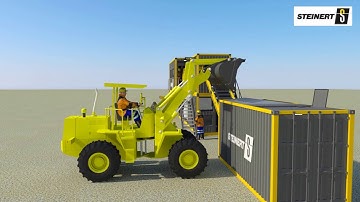 Mobile and modular sensor-based sorting from STEINERT (animation)