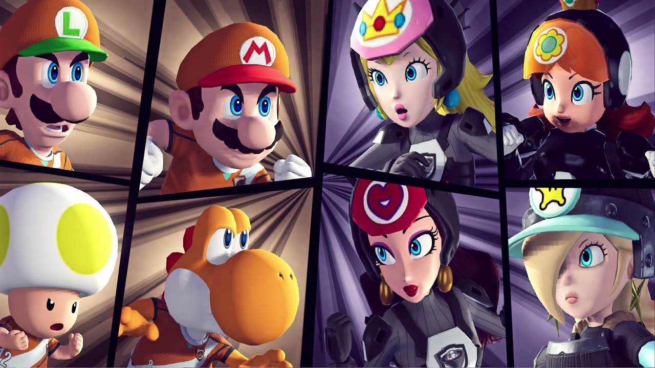 Mario Vs. Peach - Mario Strikers: Battle League