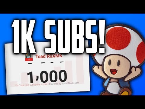 1,000 SUBS!!(a month ago)