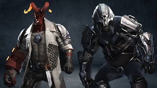 Gorilla Grodd vs Hellboy - Injustice 2 (Very Hard) | 4K UHD Gameplay