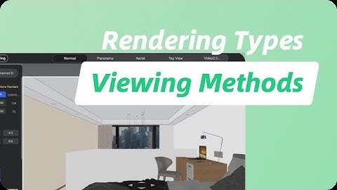Rendering Types and Viewing Methods
