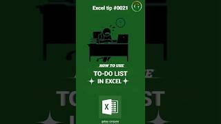 Excel Me To-Do List Kaise Banaye #excel #exceltips #tricks #computer #short #shorts #video #viral ..