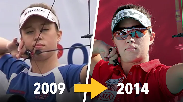 Erika Jones  archery technique evolution (2009-2014)