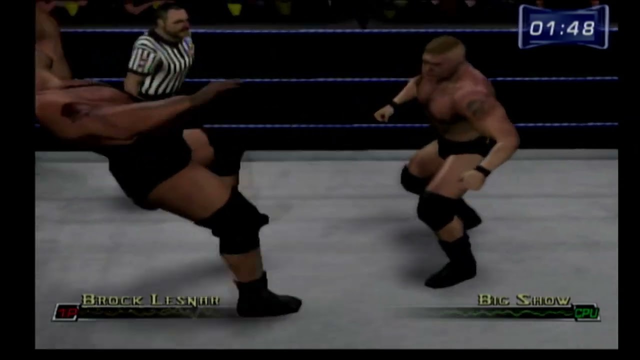 WWE Raw 2 - XBOX Gameplay - Brock Lesnar vs Big Show