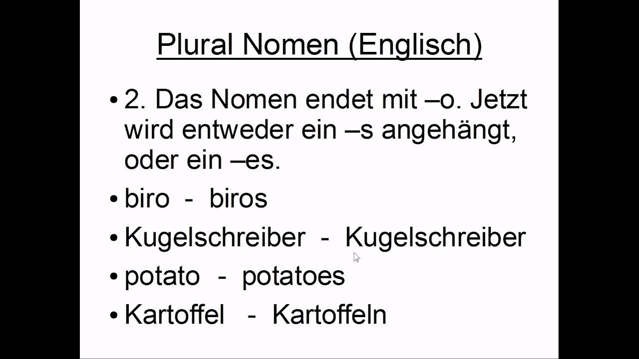 Was Ist Der Plural Von Penis www.youtube.com