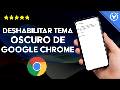 ¿Cómo deshabilitar el tema oscuro de GOOGLE CHROME? - iOS y Android