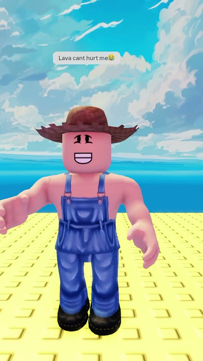 😂 lava floor troll in roblox
