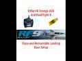 DX6e, Orange USB, and RF9 Setting up Retractable Landing Gear