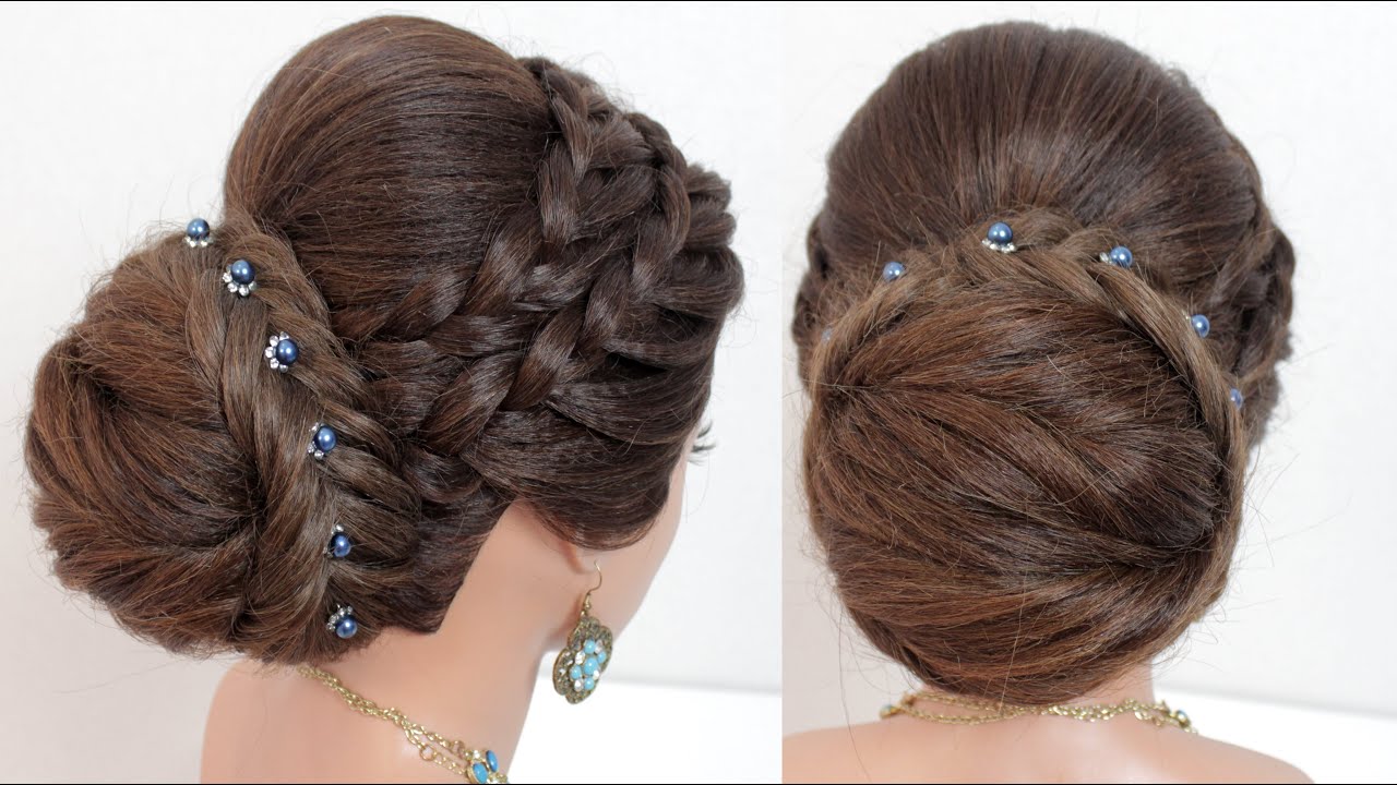 Easy hairstyle for long hair. Braided hairstyle. Hair tutorial.