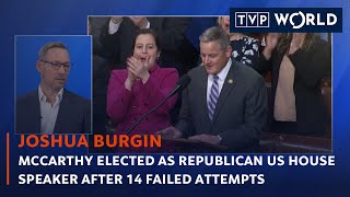 McCarthy elected as Republican US House speaker after 14 failed attempts | Joshua Burgin | TVP World