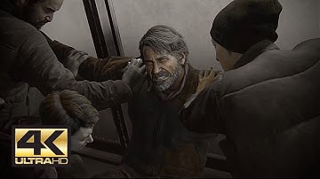THE LAST OF US 2 Joel’s Last Scene 4K HDR PS4 PRO (SPOILER)