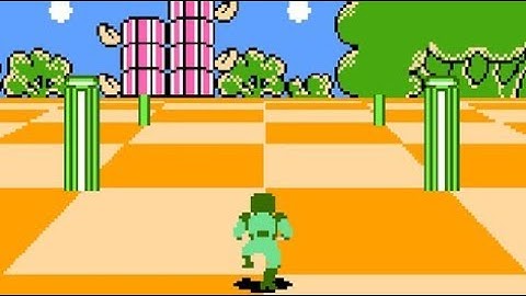 The 3D Battles of World Runner (NES / Famicom) - 5 Minutes Gameplay