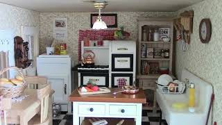 *Creating a Vintage Style 1920's  Dollhouse Tour *