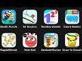 Death Puzzle,Car Rush,Number Master,Count Master,Ragdoll Break,HIde Ball,Sandwich Runner,Draw To Sma