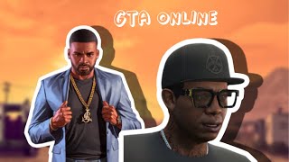 PLAYING AS FRANKIN AND LAMER IN GTA ONLINE