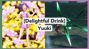 【SAOIF】[Delightful Drink] Yuuki (Wind | Slash | Single Foe | MOD) Skill Animation