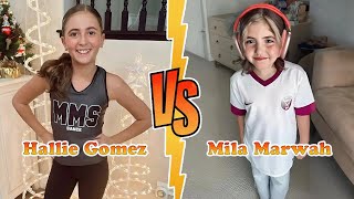 Hallie Gomez VS Mila Marwah Transformation 🌈 MiniToStar From Baby To 2025