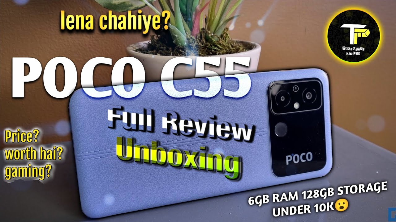 Poco c55 Unboxing and Review | best phone under 10000 | Poco c55