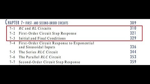 17 First Order Circuits   Part 1