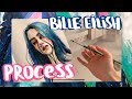 Рисую портрет  акварелью Billie Eilish  | Tutorial Watercolor Portrait