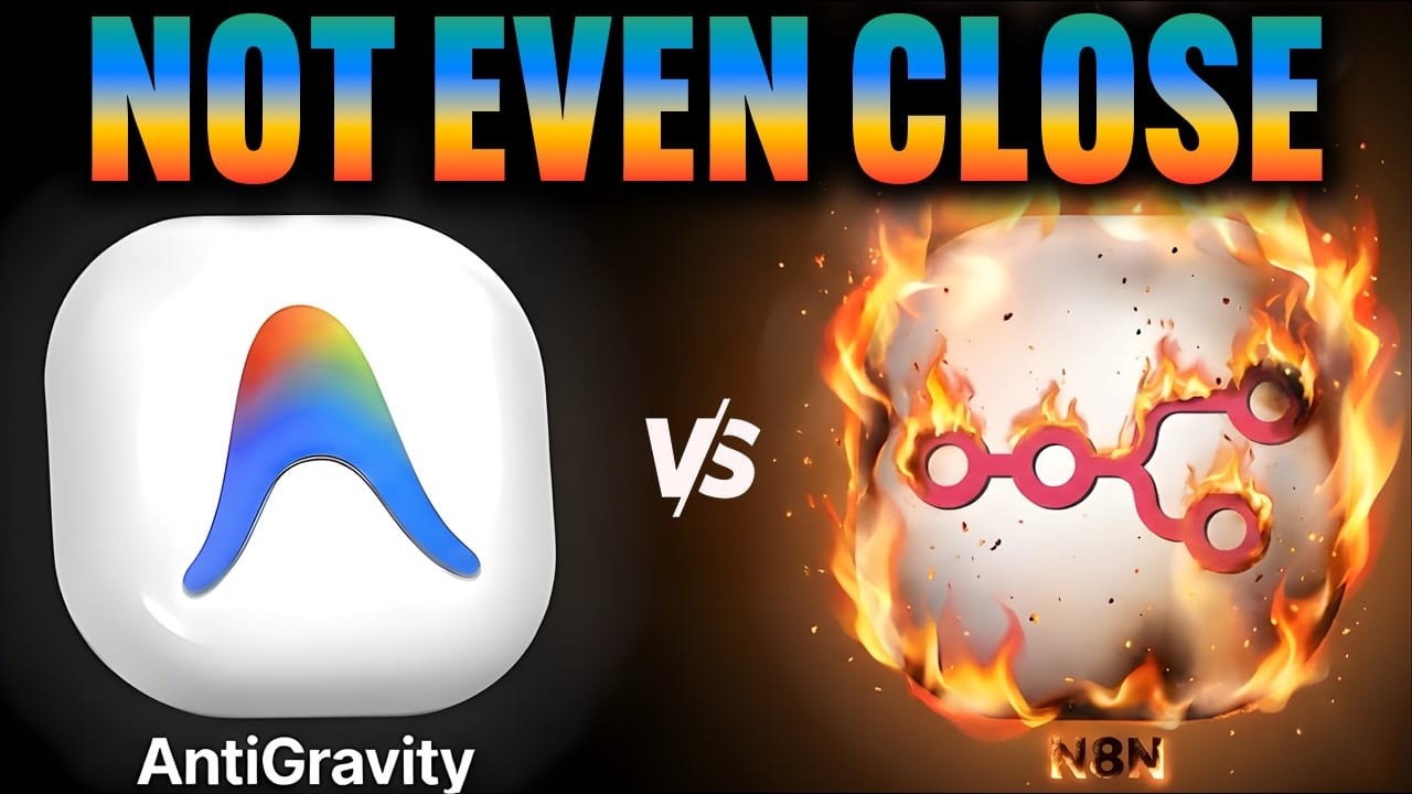 NEW Google Antigravity DESTROYS N8N? (FREE!) 🤯