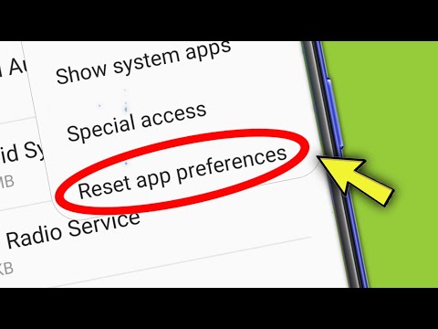 Samsung | Reset App preferences setting A Series