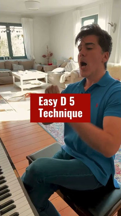Tenor vocal warm up to D5