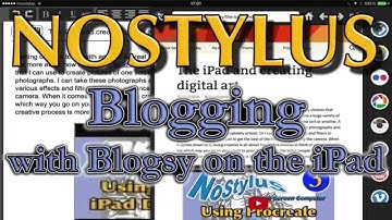 Blogging with Blogsy