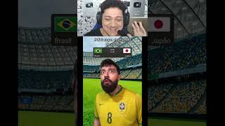 REACT COPA 2026 BRASIL X JAPÃO (Diogo Matheus) #shorts