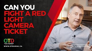 can you fight a red light camera ticket in ontario?