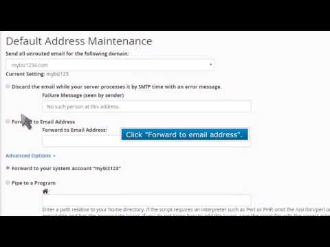 video:Set Default Email address in cPanel