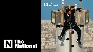 Will Smith Climbs Up The Tallest Building In The World