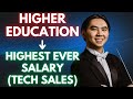 Teaching to tech sales at 31 years old