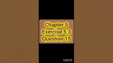 Class 12 Math Continuity and Differentiability Ex - 5.3 Q15 Math