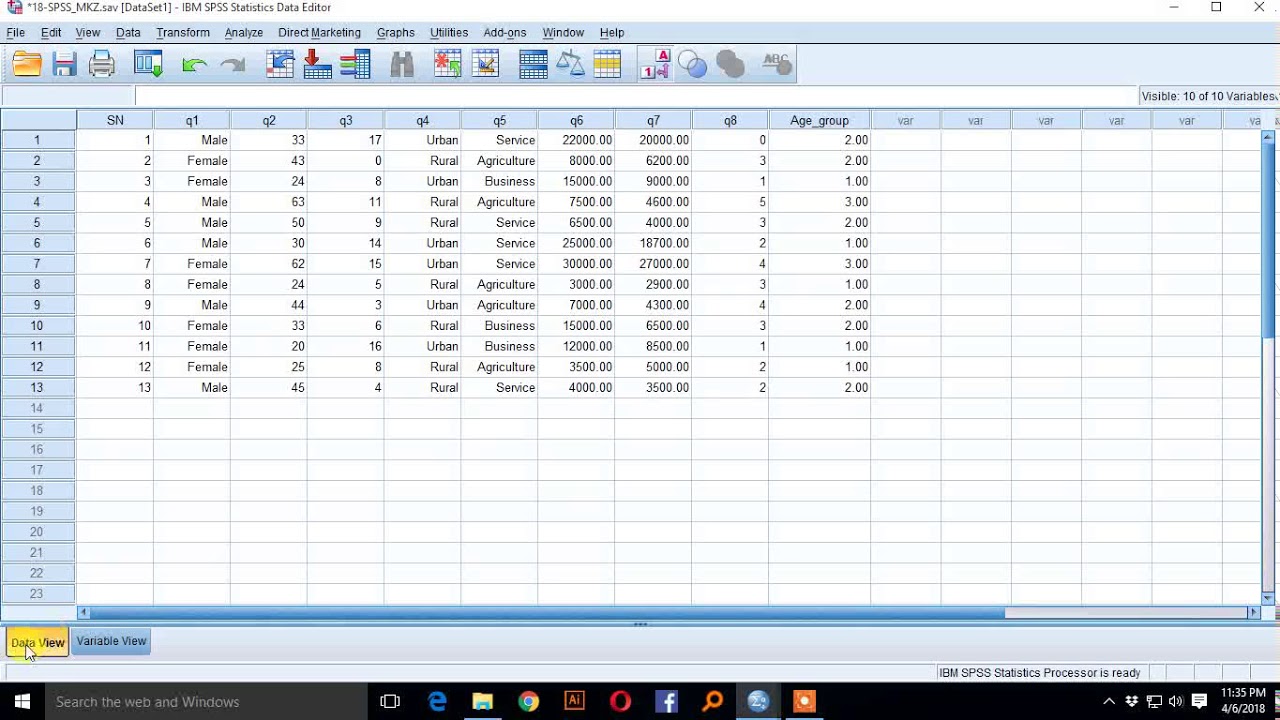 How to recode into different variables in spss - YouTube