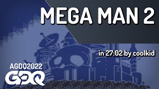 Mega Man 2 by coolkid in 27:02 - AGDQ 2022 Online