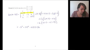 5.2 - The Characteristic Equation