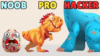 NOOB vs PRO vs HACKER in Dino Bash