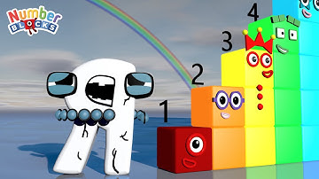 Russian Alphabet Lore Jump and Count Numberblocks Step Squad 1-50 Part.4