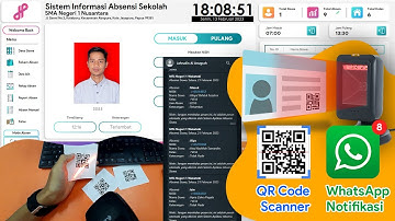 APLIKASI ABSENSI SISWA dengan WHATSAPP Notifikasi kepada Orang Tua