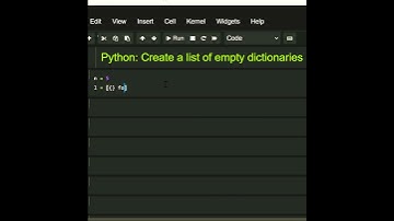 #python Create a list of empty dictionary