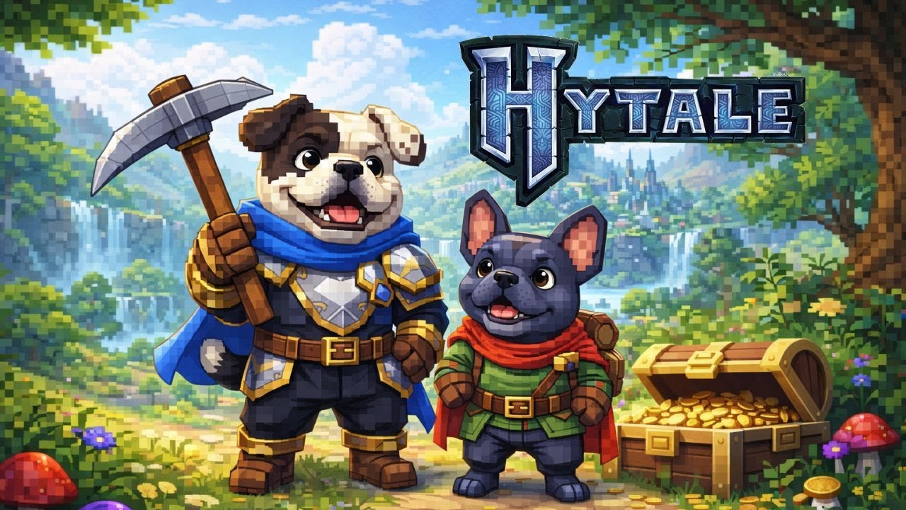 LIVE! Hytale! Part 2 - Continuing to build my Mountain Base!