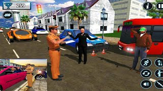 police city traffic warden | police city traffic duty Simulator Android #game play | Traffic Police screenshot 3